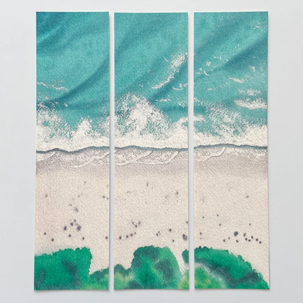 Atelier Dma - Seaside Bookmark Set Of 3