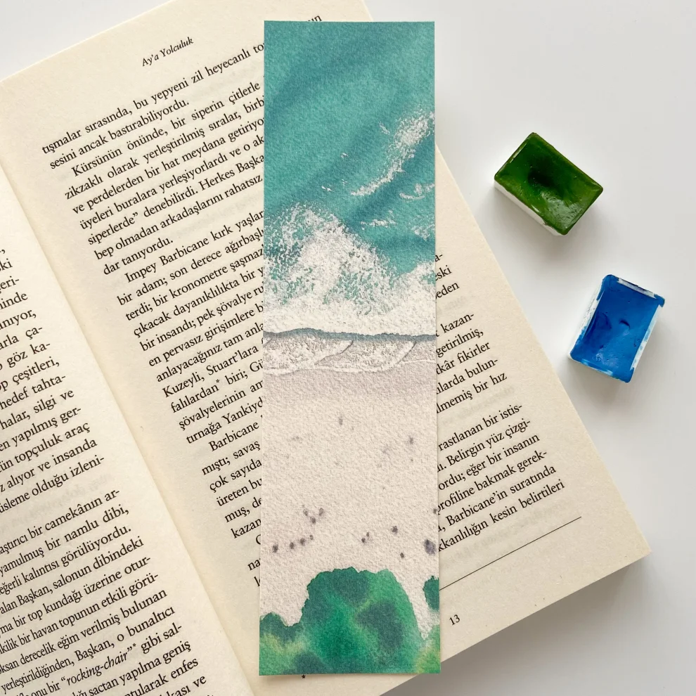 Atelier Dma - Sahil Üçlü Kitap Ayracı Seti