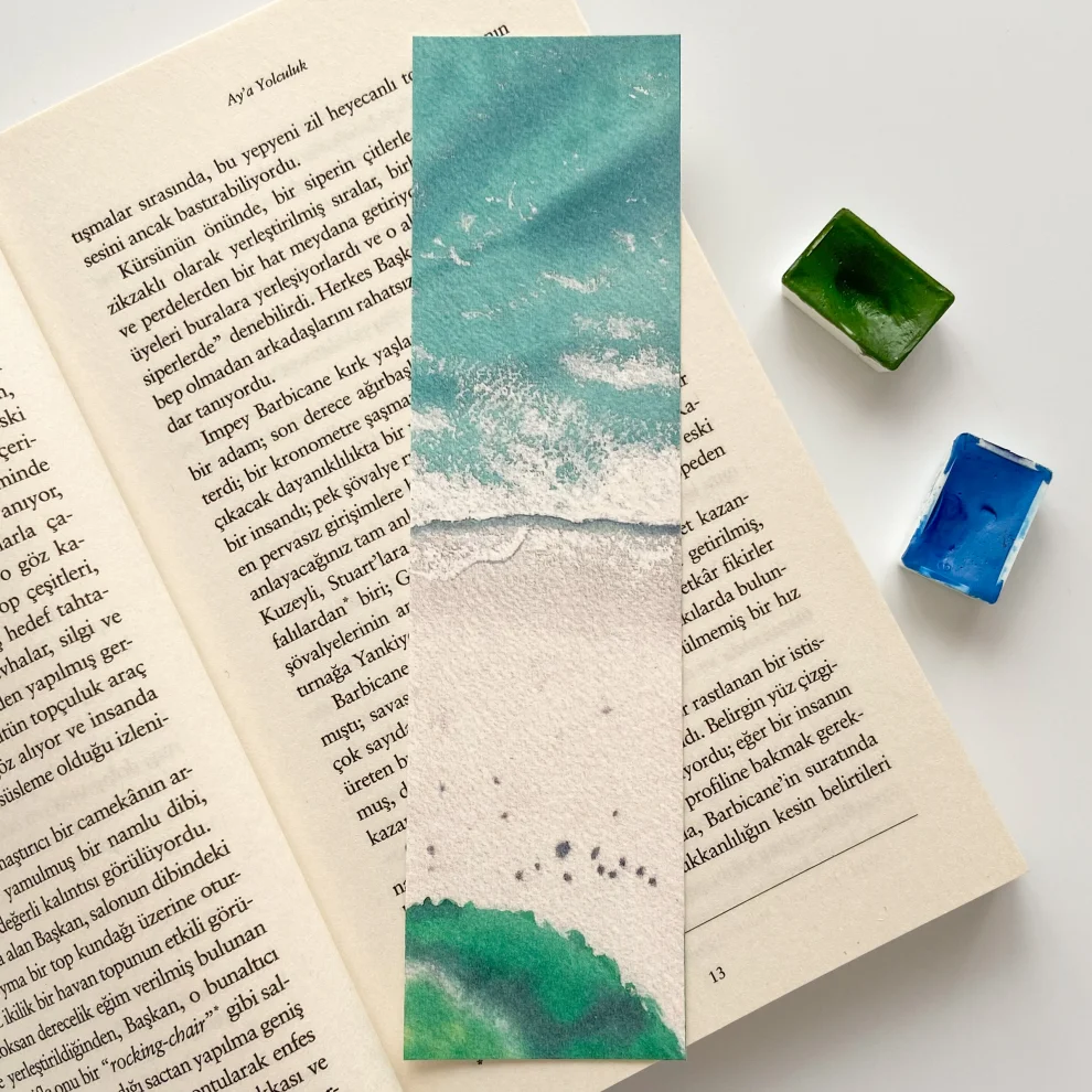 Atelier Dma - Sahil Üçlü Kitap Ayracı Seti