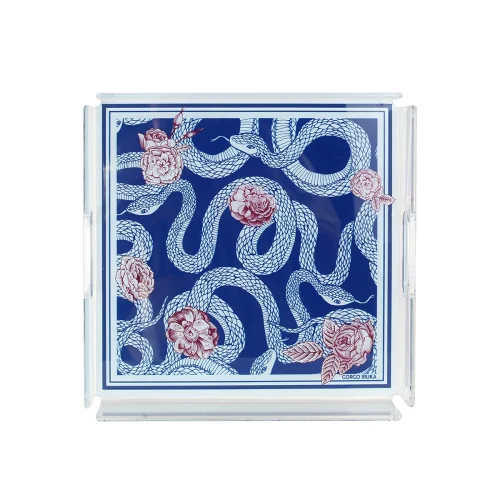 Gorgo Iruka - Roses Acrylic Tray
