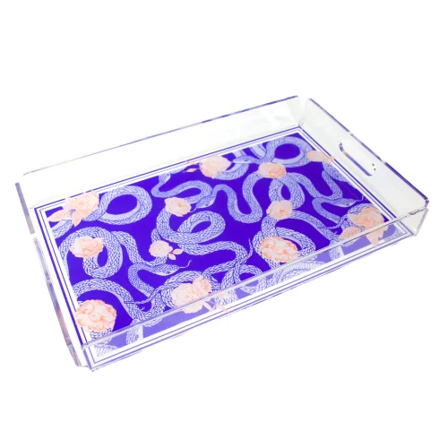 Gorgo Iruka - Roses Acrylic Tray -ıv