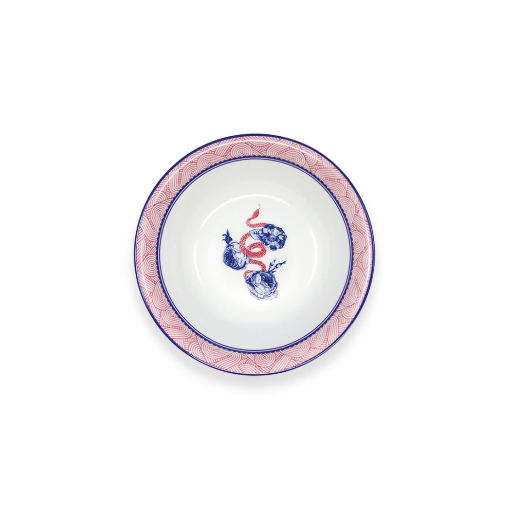 Gorgo Iruka - Rose Of Medusa Porcelain Bowl