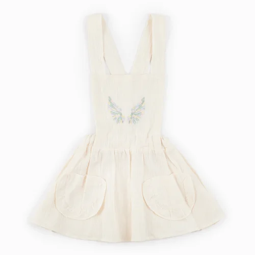 Lally Things - Embroidery Apron Skirt Dress