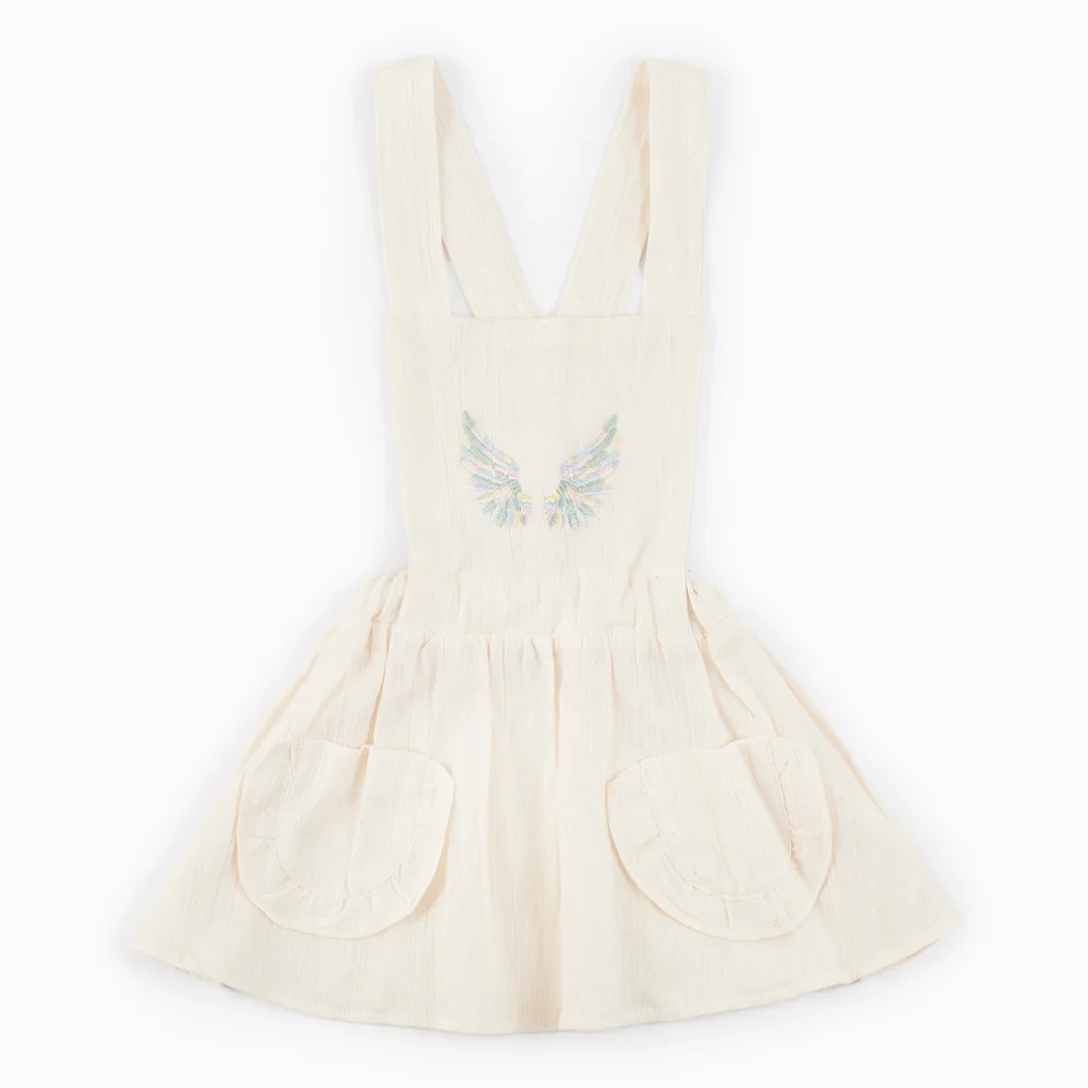 Lally Things - Embroidery Apron Skirt Dress