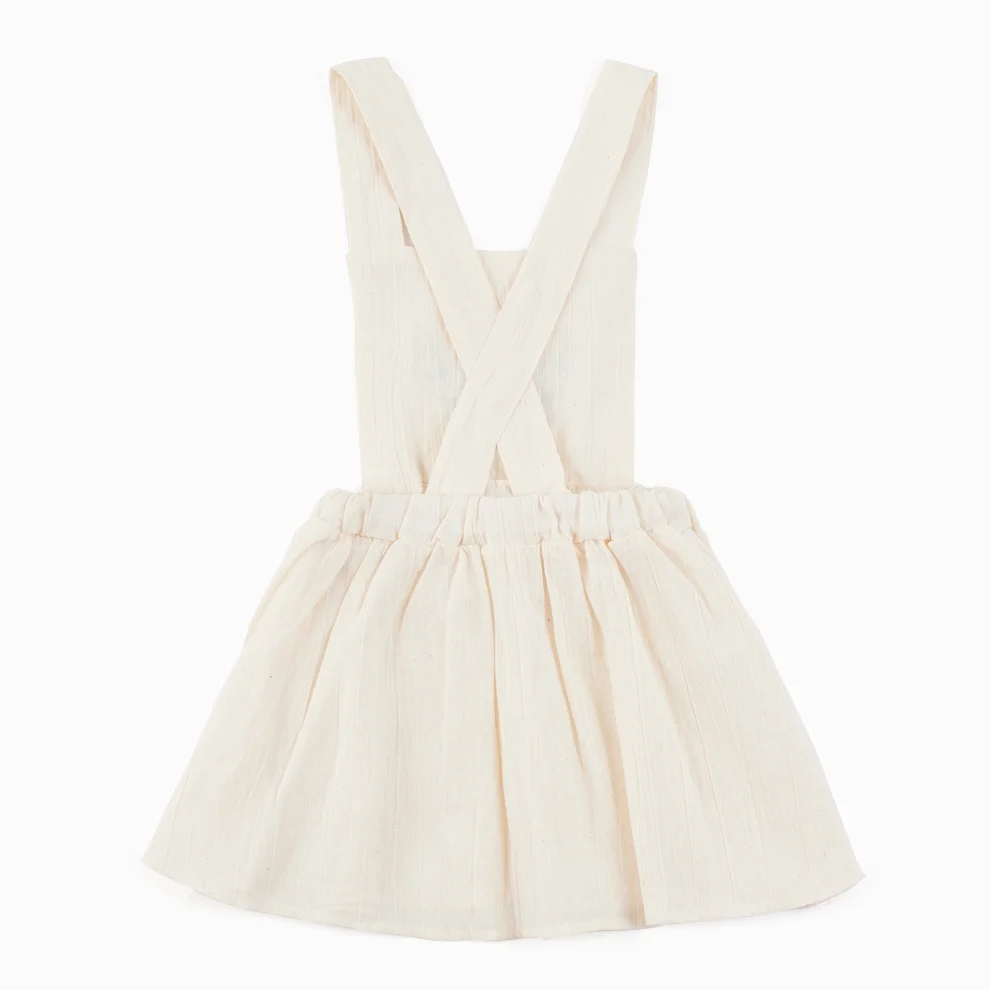 Lally Things - Embroidery Apron Skirt Dress