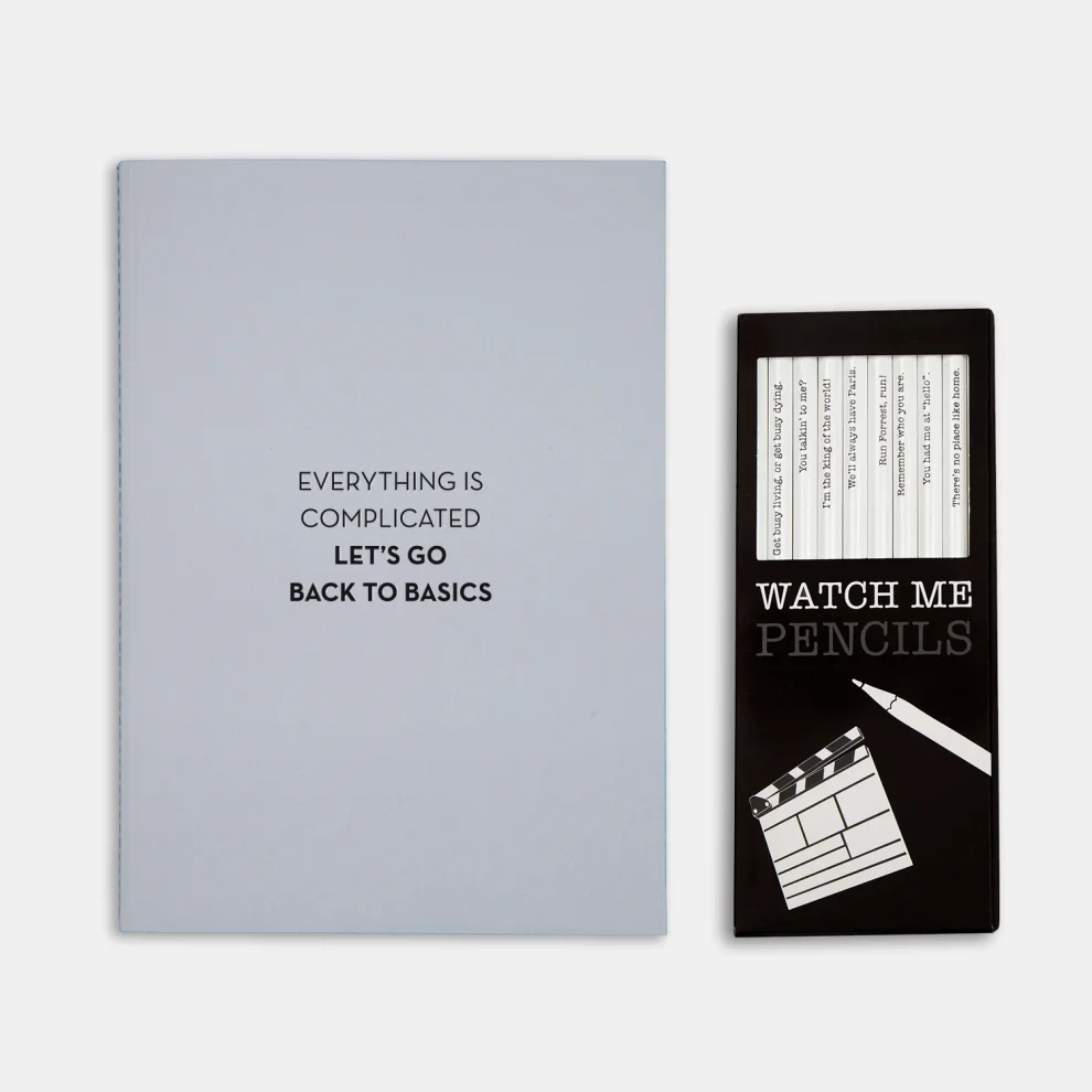 PK Design - Agenda & Pencils Set