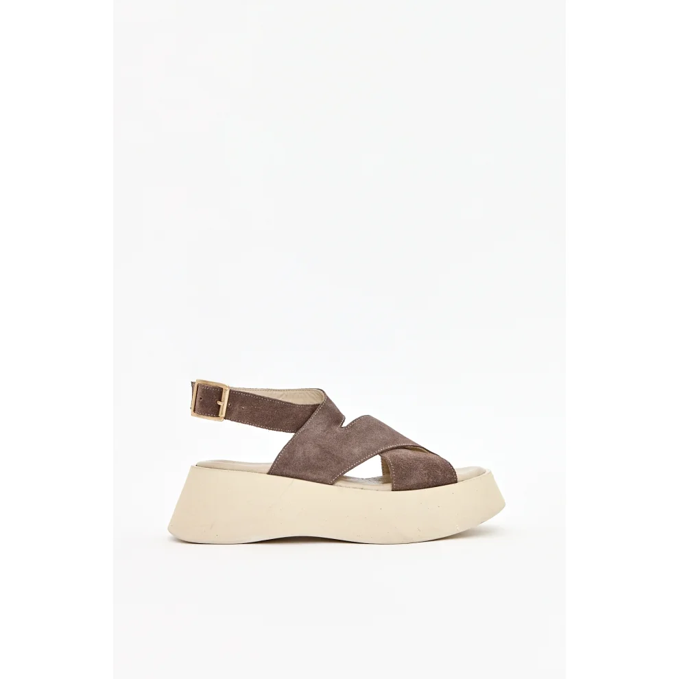 Dellel - Rebecca Wedge Heel Sandals