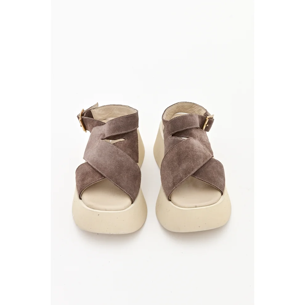 Dellel - Rebecca Wedge Heel Sandals