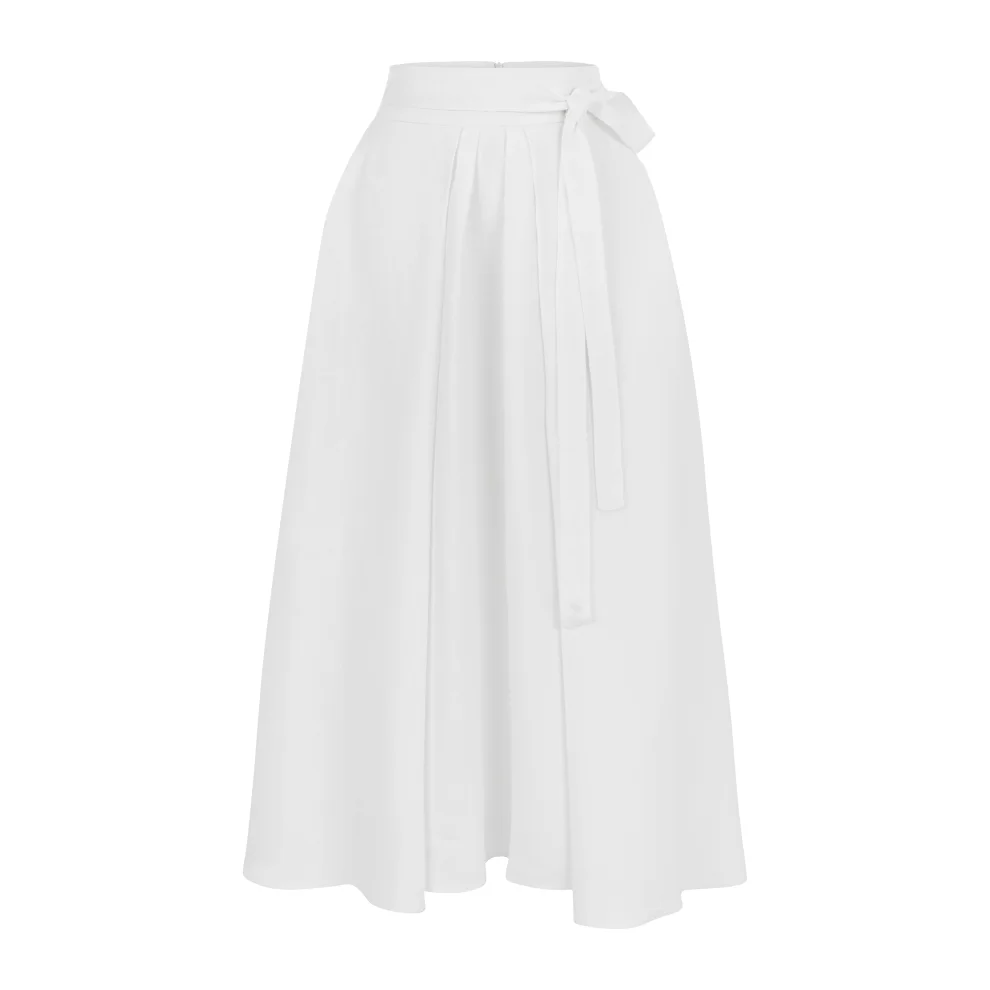 Dor Raw Luxury - Grand Gesture Linen Skirt