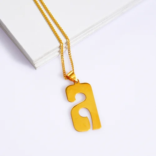 Golden Days Ahead - A Letter Necklace