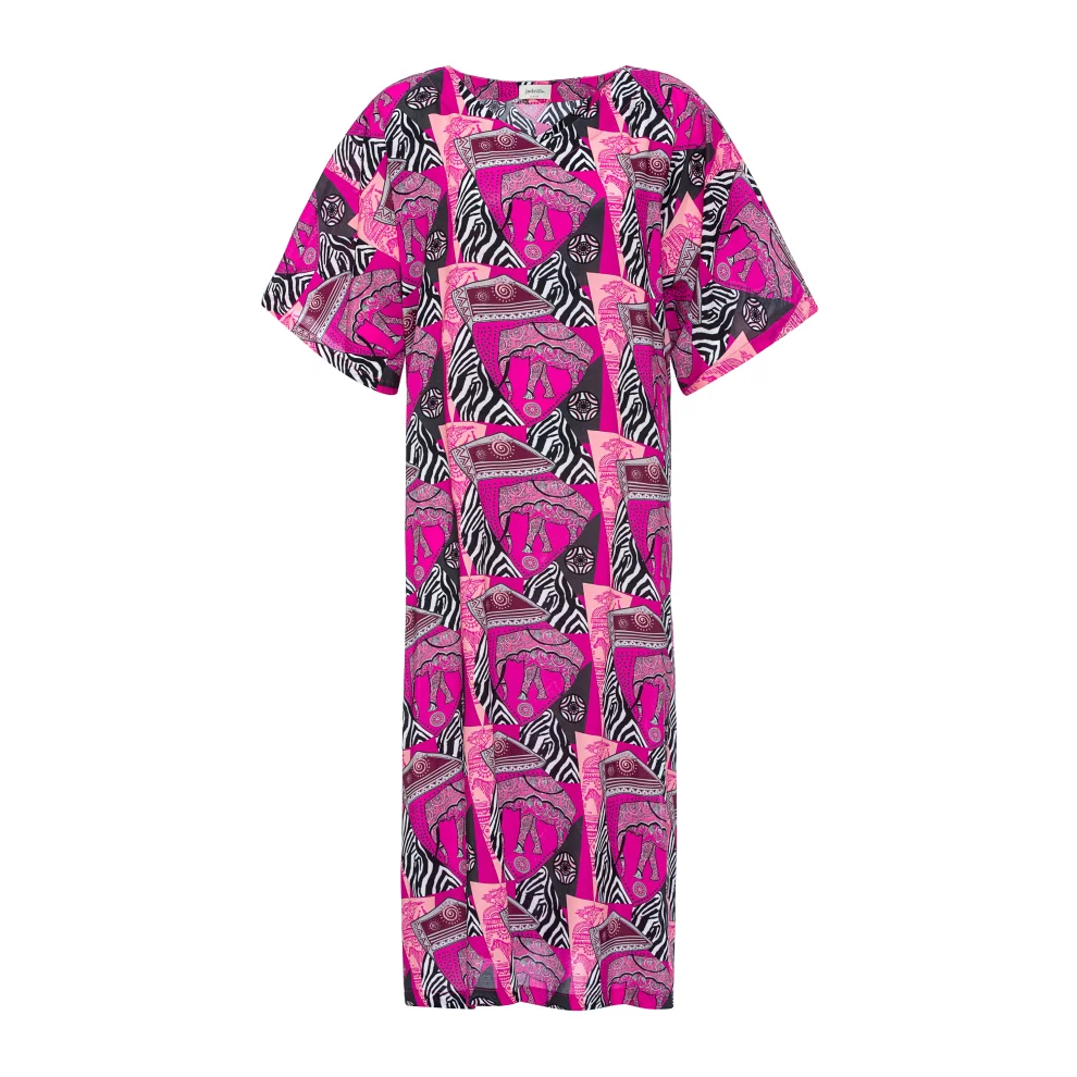 Jade and Mate	 - Pink Zebra Dress