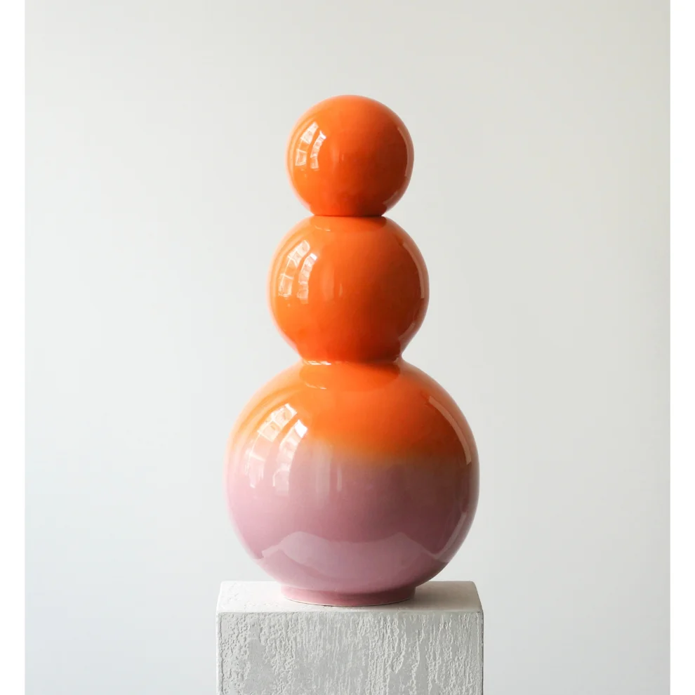Jecmuse - Pinkish Ceramic Vase