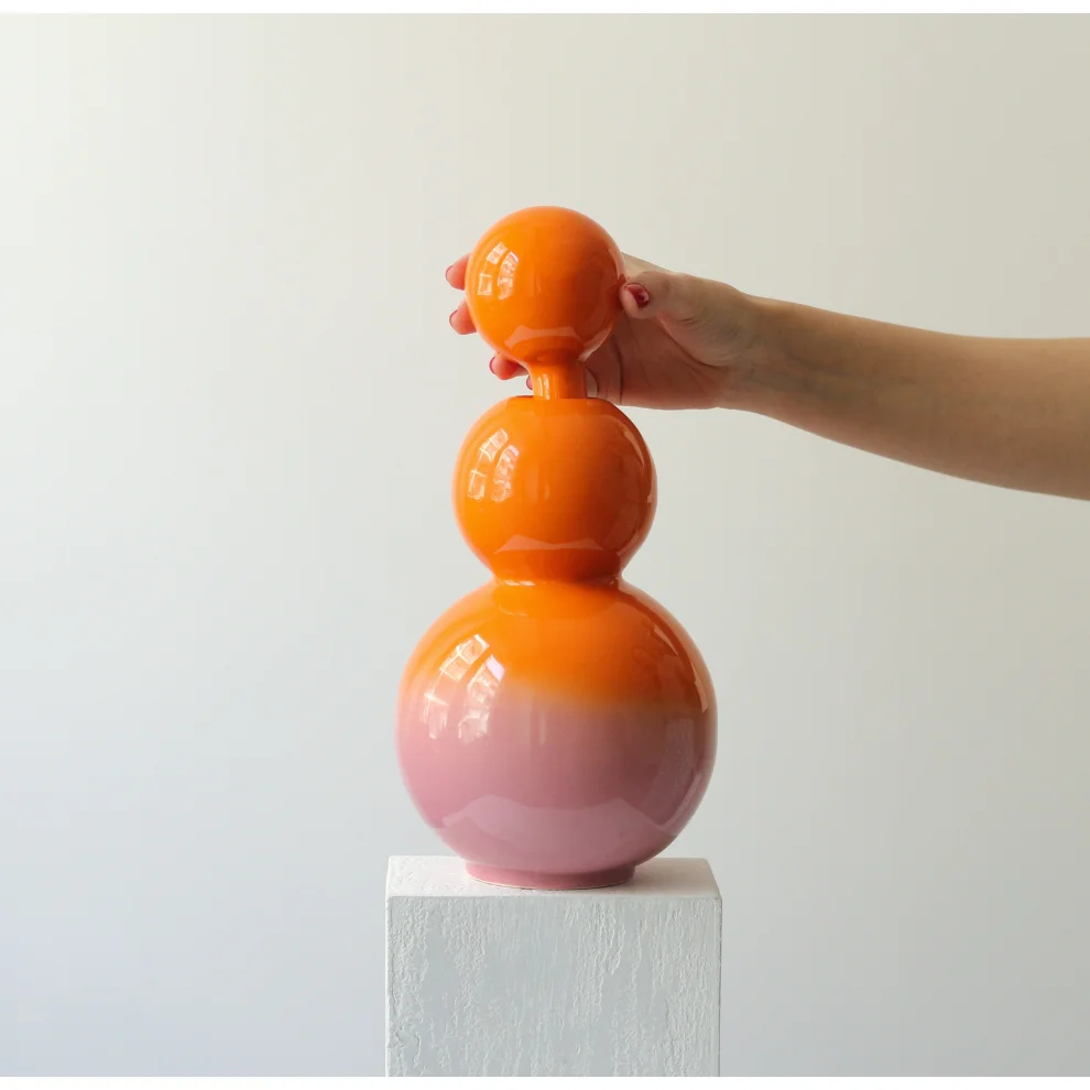 Jecmuse - Pinkish Ceramic Vase