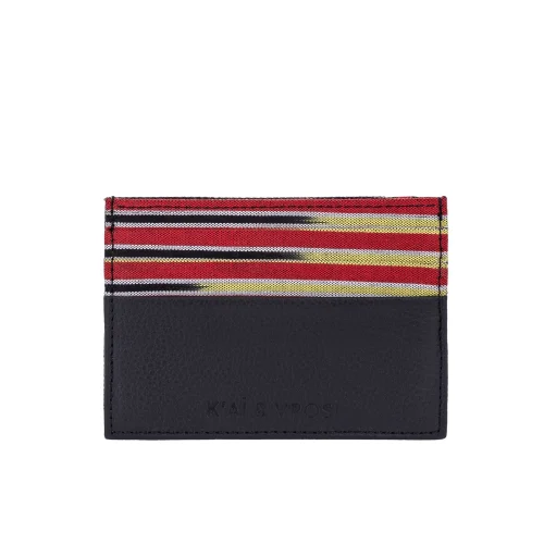 Kai & Vrosi - Leather&canvas Card Holder