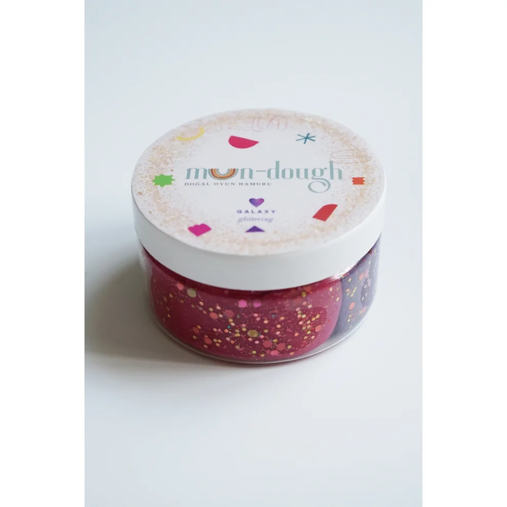 Mundough - Galaxy Glittering Natural Playdough