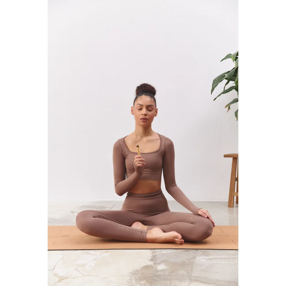 SimpleCo Clothes - Akasha Seamless Long Sleeve Yoga Bra