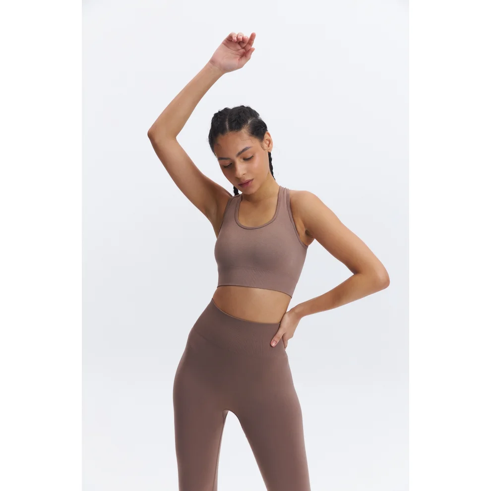 SimpleCo Clothes - Lotus Dikişsiz Yoga Büstiyeri