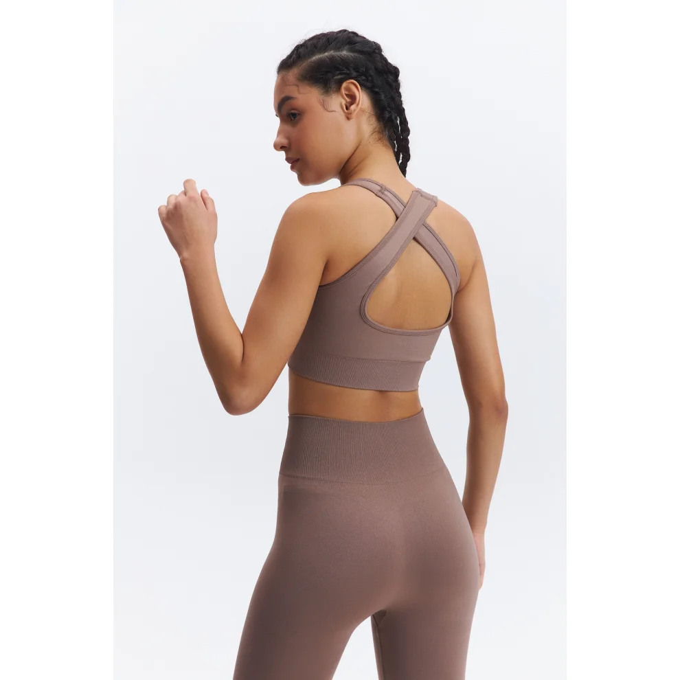 SimpleCo Clothes - Lotus Dikişsiz Yoga Büstiyeri