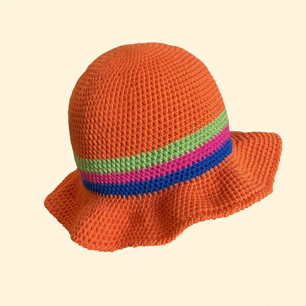 Studio Bomo - Şeritli Şapka