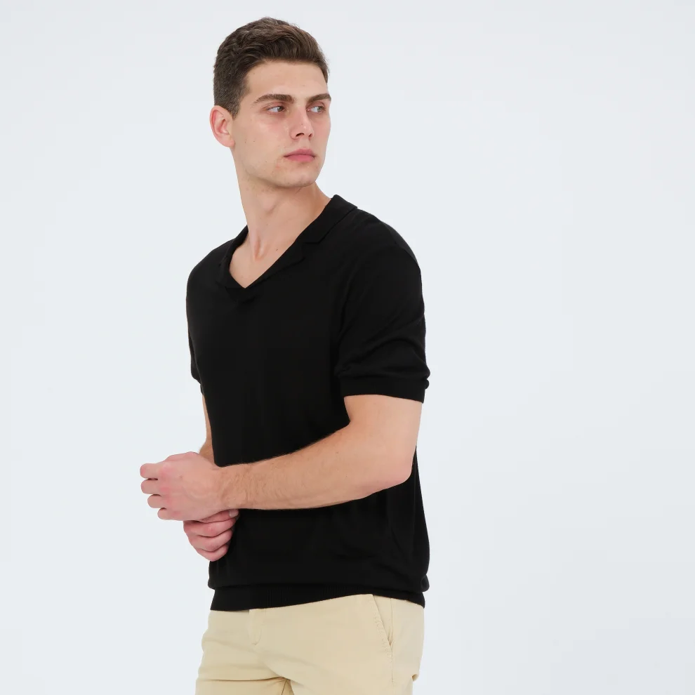 Tbasic - Kruvaze Knit Polo Shirt