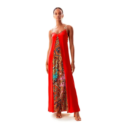 Movom	 - Johona V-neck Maxi Dress