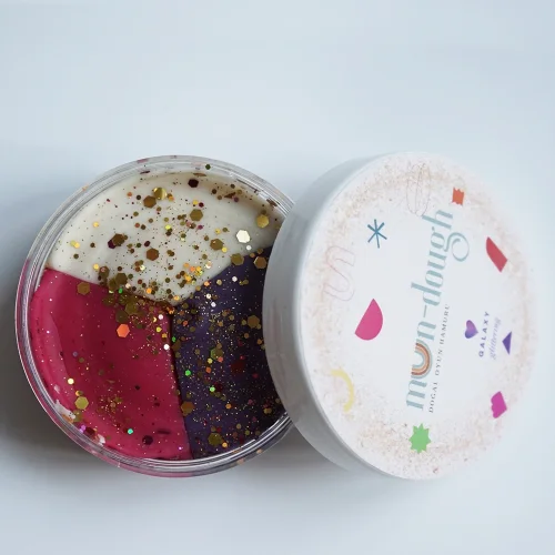 Mundough - Solar Cycle Glittering Natural Playdough