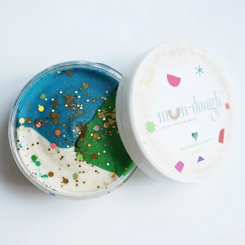 Mundough - Solar Cycle Glittering Natural Playdough