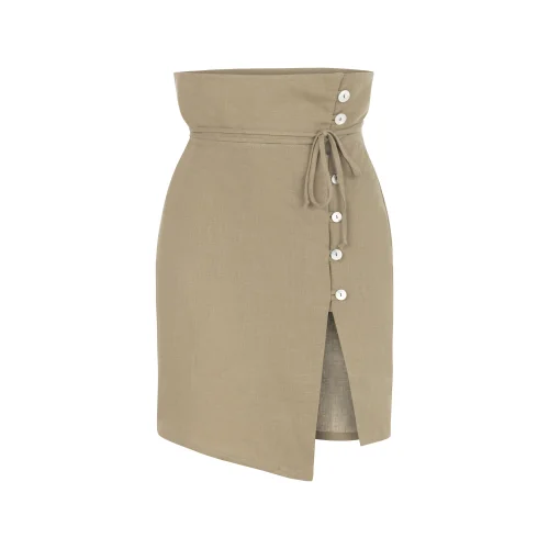 Dor Raw Luxury - Pure Luck Linen Skirt