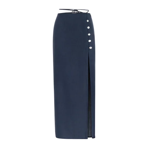 Dor Raw Luxury - Wheel Of Fortune Linen Skirt