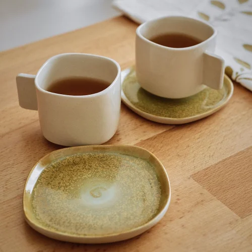 Like Me Design Studio - Ritual Cup With Stoneware Plate