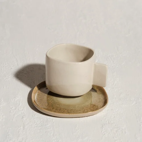Like Me Design Studio - Ritual Cup With Stoneware Plate