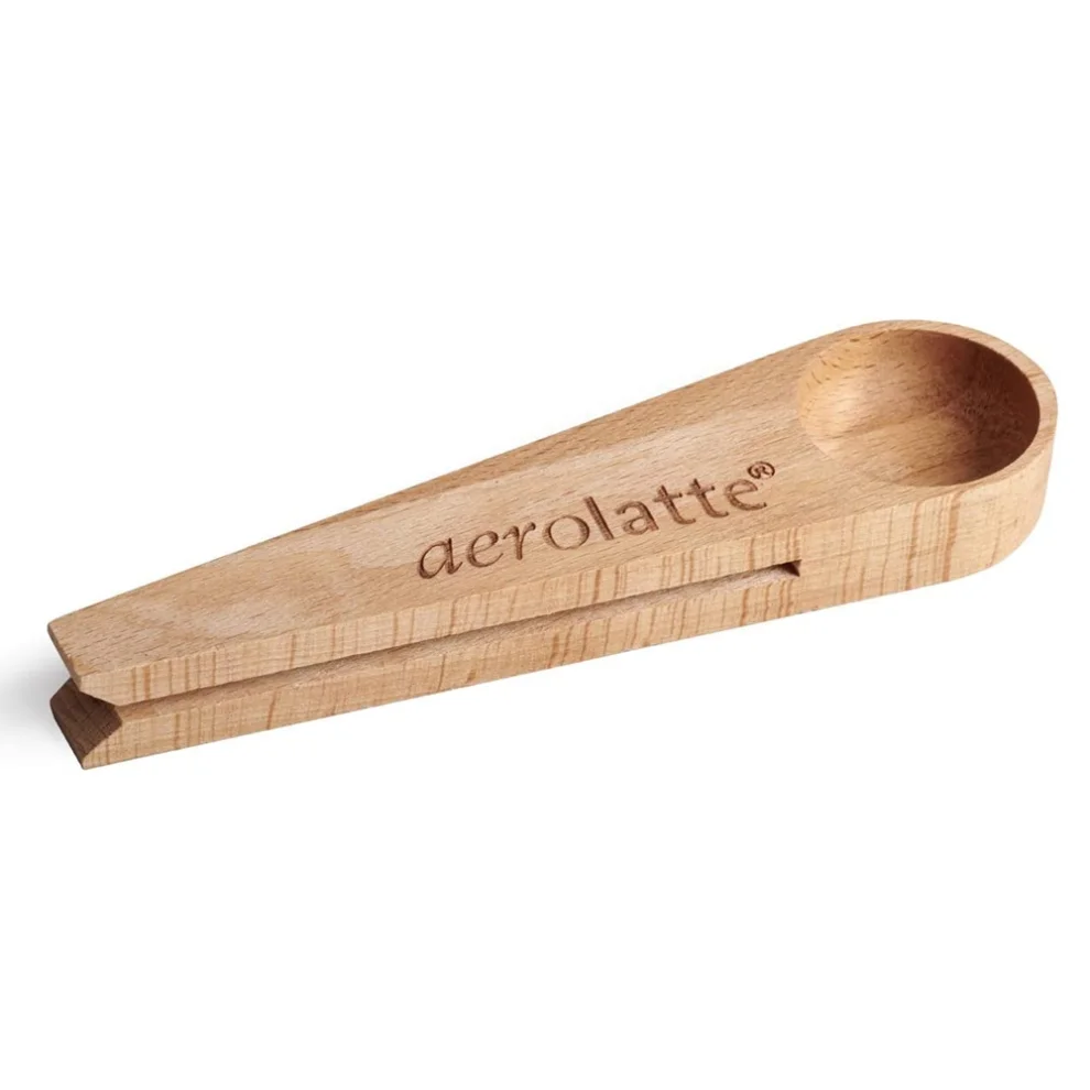 Aerolatte - Beechwood Artisan Storage Bag Clip And Coffee Scoop In One