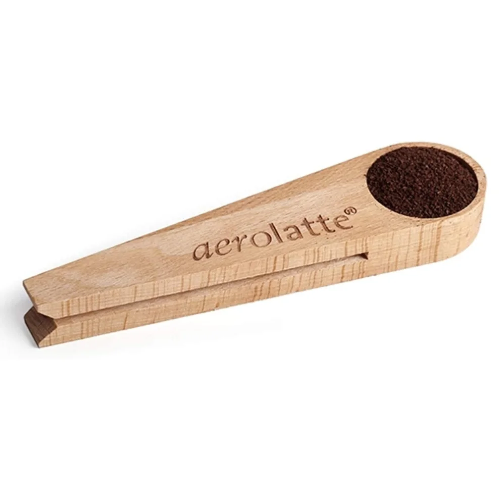 Aerolatte - Beechwood Artisan Storage Bag Clip And Coffee Scoop In One