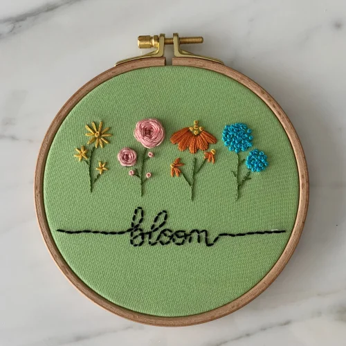 DEAR HOME - Bloom Embroidery Hoop Art