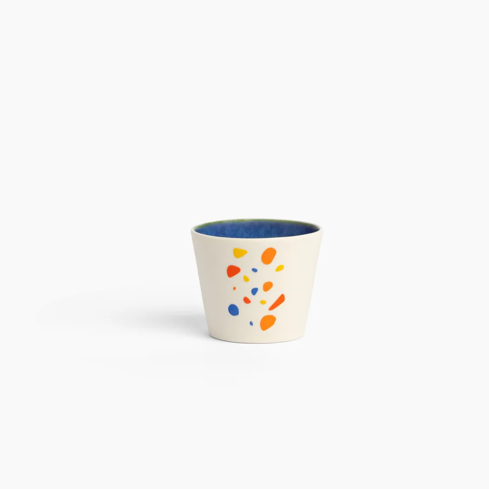 Yasemin Uğurlu Clay Works - Mila Terazzo Porcelain Espresso Cup