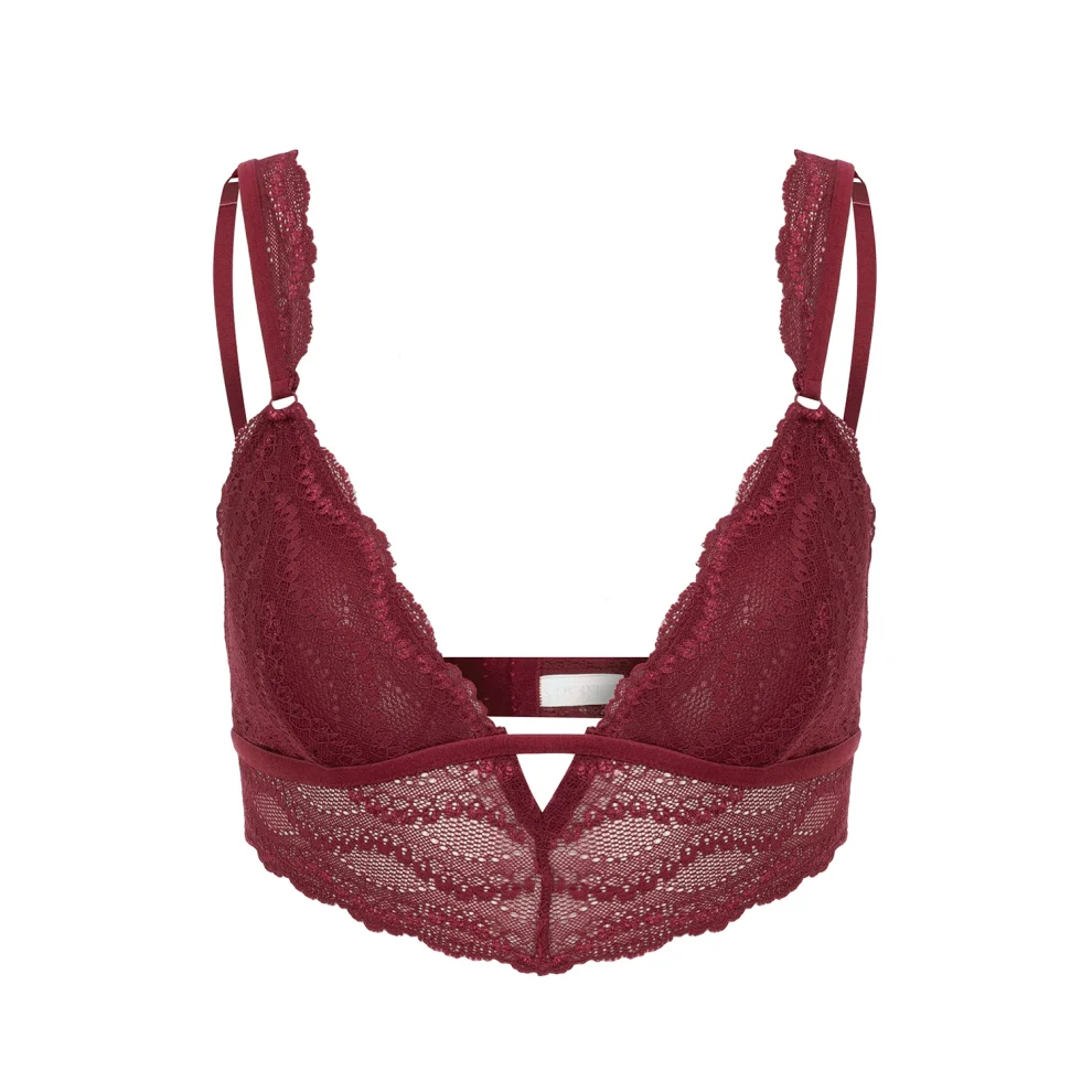 Aperte - Potor Lace Bralette M Burgundy