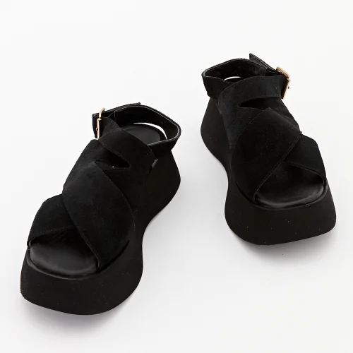 Dellel - Rebecca Wedge Heel Sandals