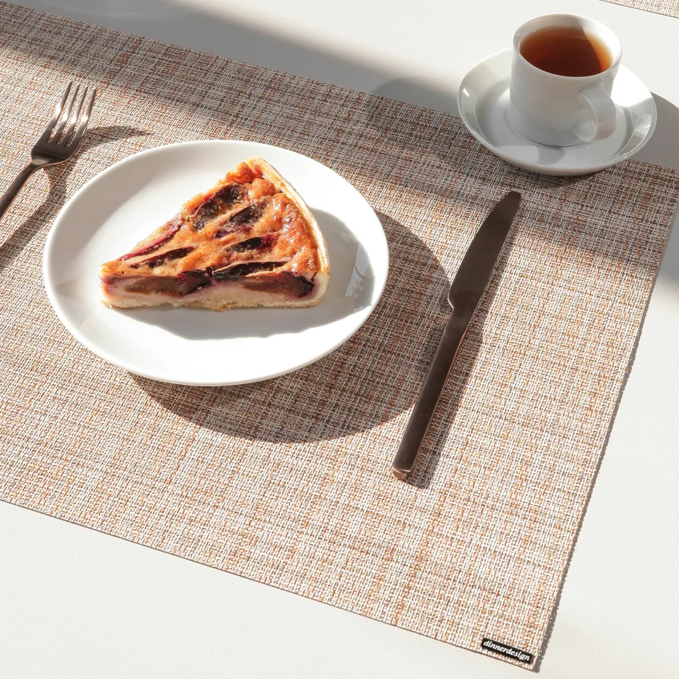 dinnerdesign - Placemat Rectangle Chroma Clay