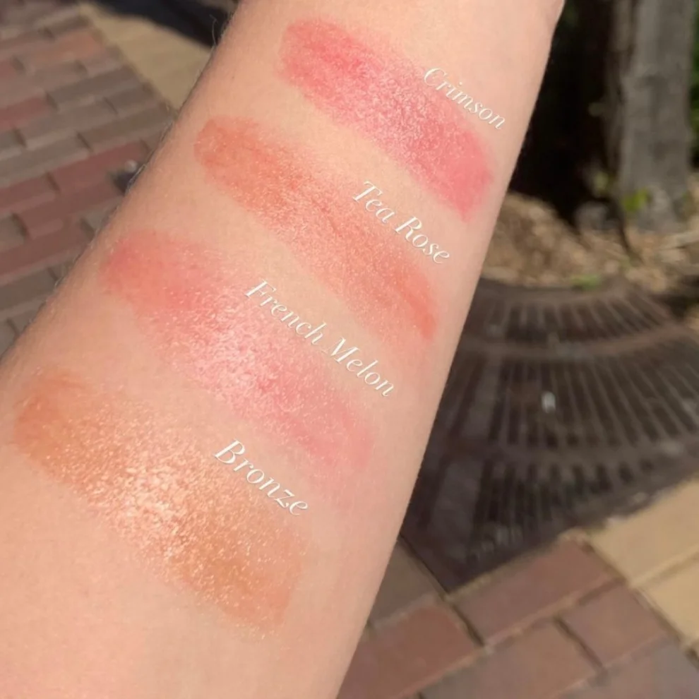 Olio E Osso - Lip Cheek Eye Multi Stick Vegan Green Beauty Tinted Blush Balm No.10 Tea Rose