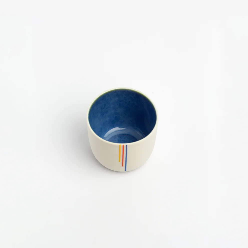 Yasemin Uğurlu Clay Works - Aria Trio Rainbow Espresso Cup