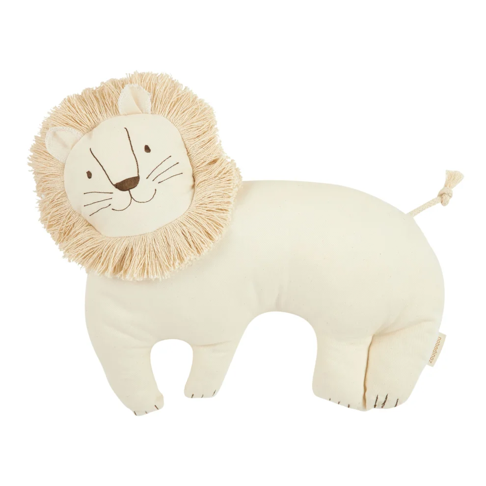 Nobodinoz - White Lion Cushion