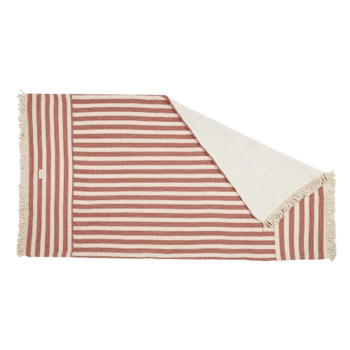 Nobodinoz - Portofino Beach Towel, Blue Stripes