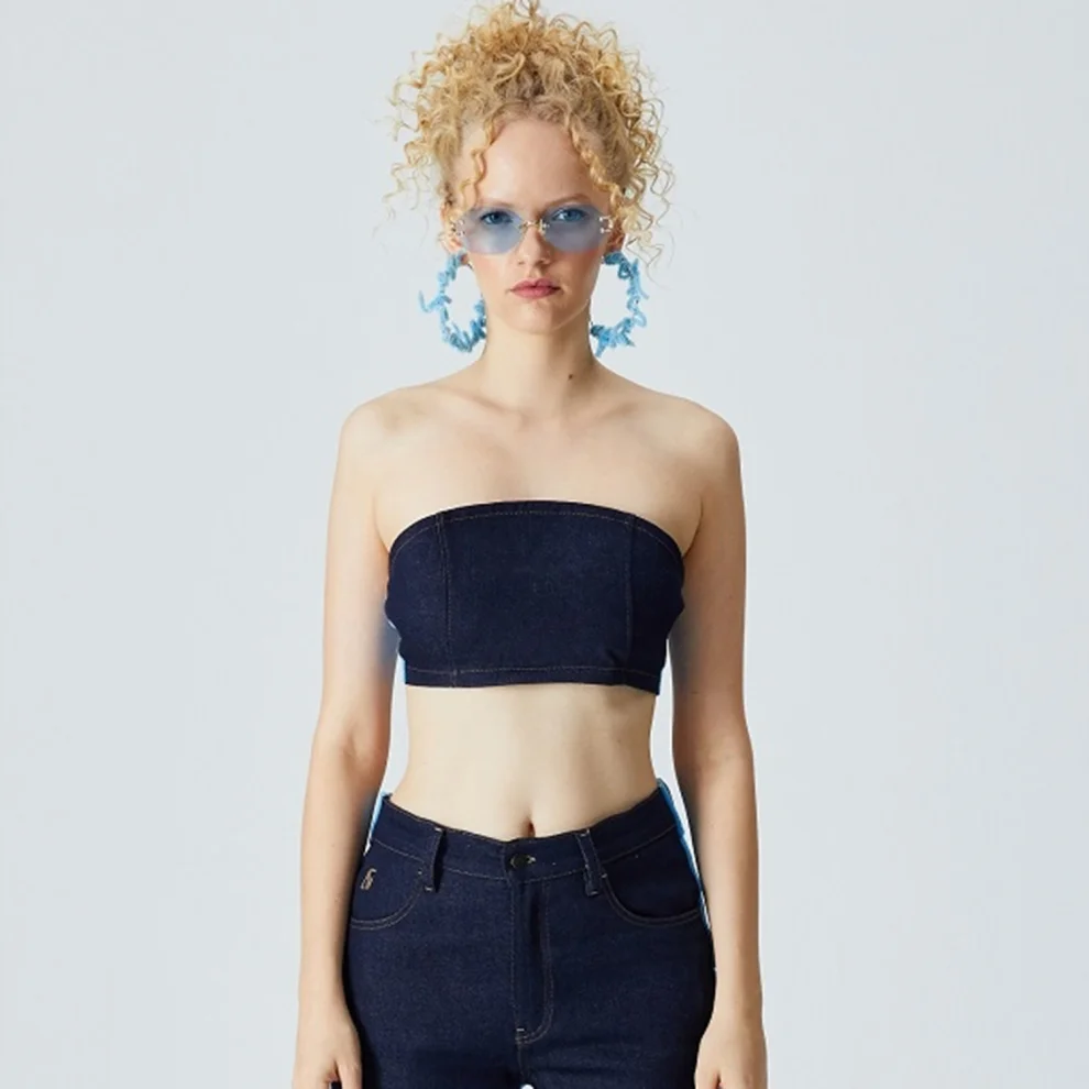 Bassigue - Denim Bralet