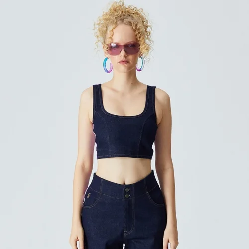 Bassigue - Denim Tank Top