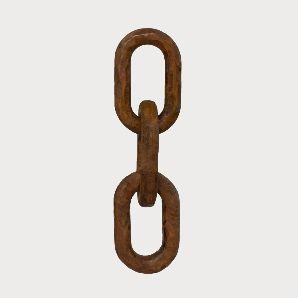Beige - Wooden Decorative Chain