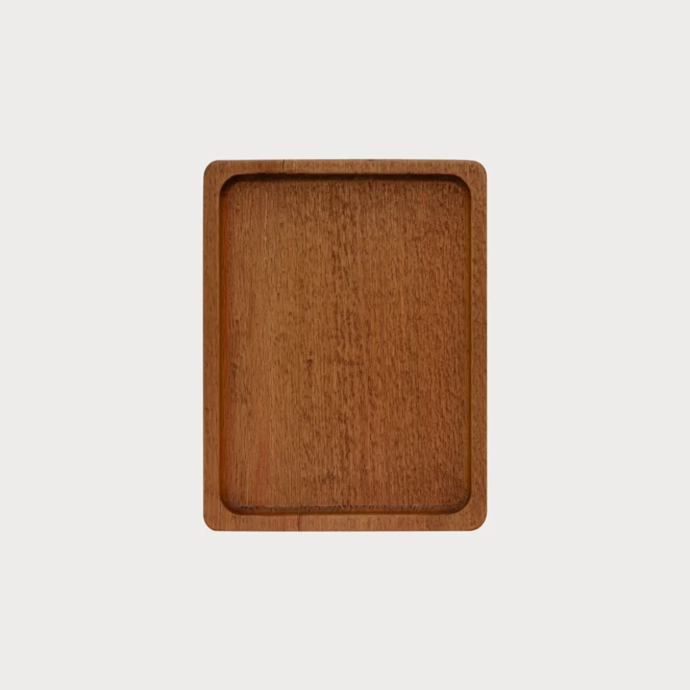 Beige - Wooden Tray