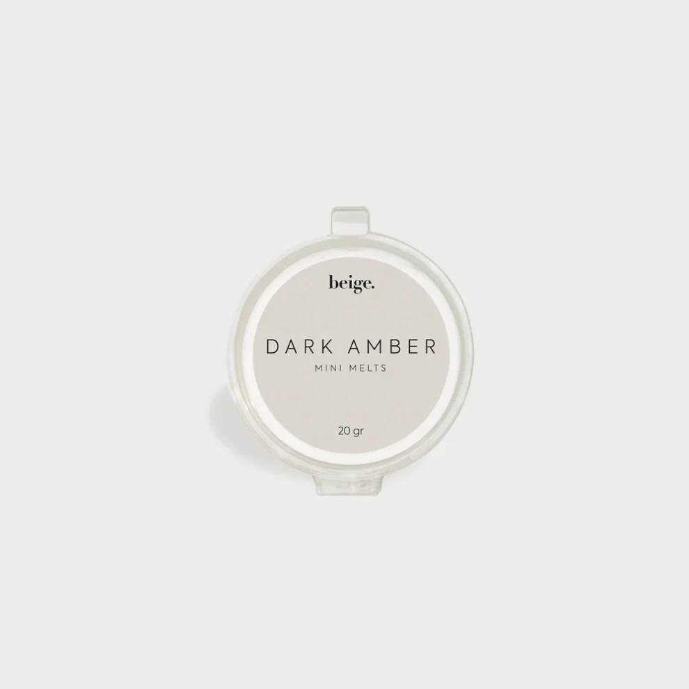 Beige - Dark Amber Soy Mini Melts Oil Burner