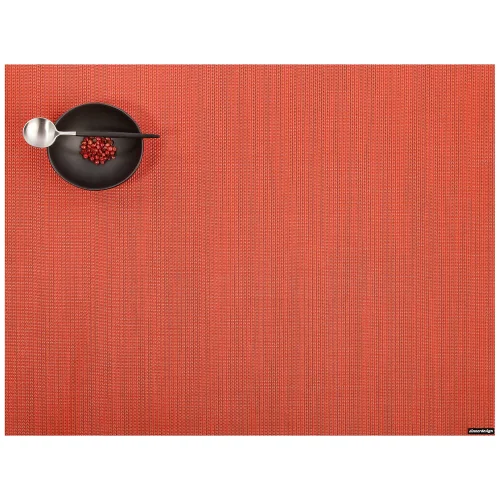 dinnerdesign - Placemat Rectangle Infinity Crimson