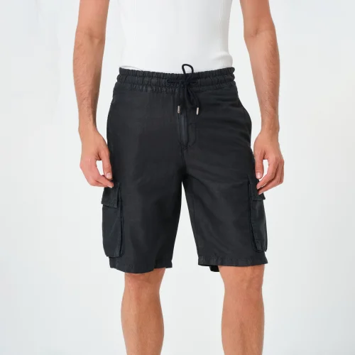 Tbasic - Cargo Pocket Linen Shorts