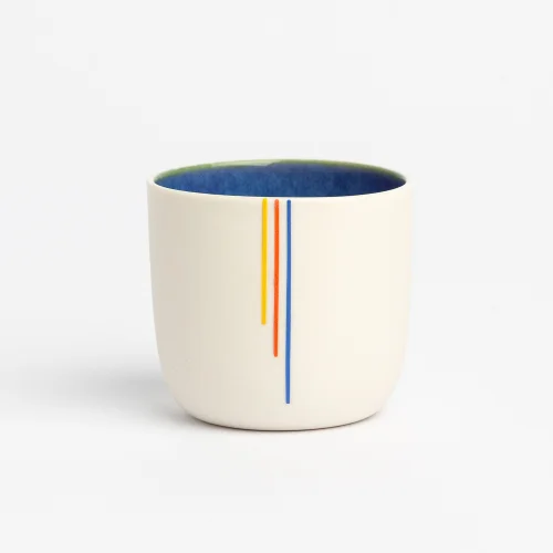 Yasemin Uğurlu Clay Works - Aria Trio Rainbow Espresso Cup